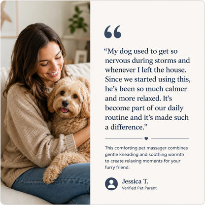 Zoomie Pro Massager™ — Warming Neck & Shoulder Massager for Dogs